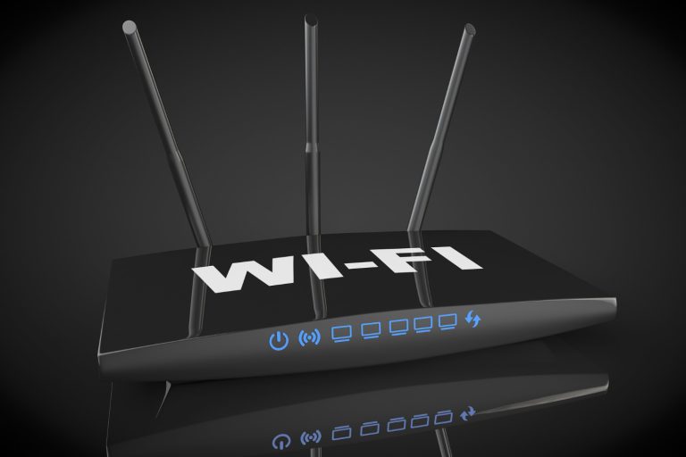 3d-modern-wifi-router-black-background